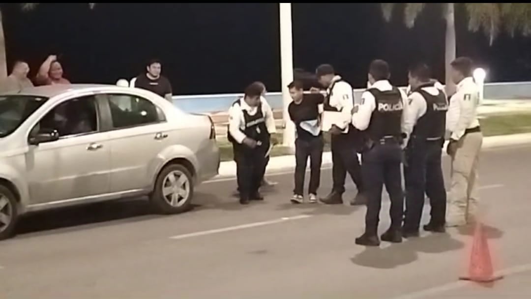 Seis ciudadanos fueron detenidos por manejar bajo los efectos del alcohol en un operativo en el Malecón de Campeche