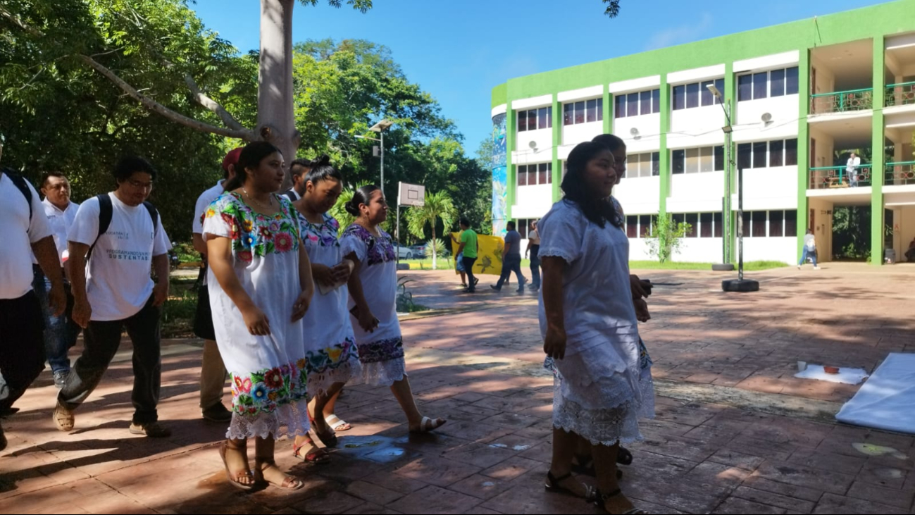 Ceremonia maya conmemorativa en José María Morelos