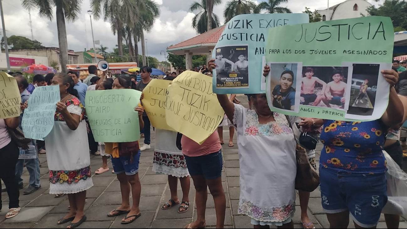 Familiares de los dos jóvenes asesinados en Felipe Carrillo Puerto siguen pidiendo justicia