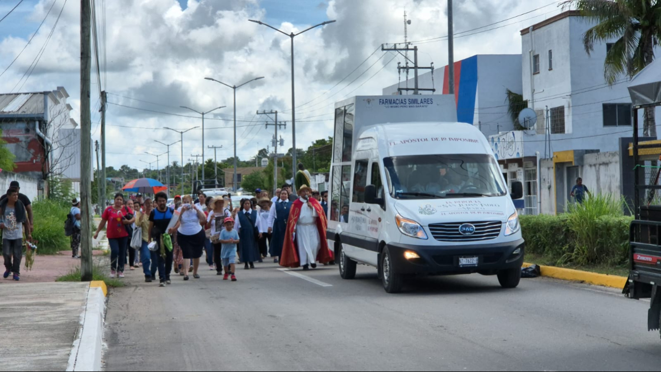 La reliquia permanecerá en la parroquia durante todo el lunes con actividades religiosas programadas