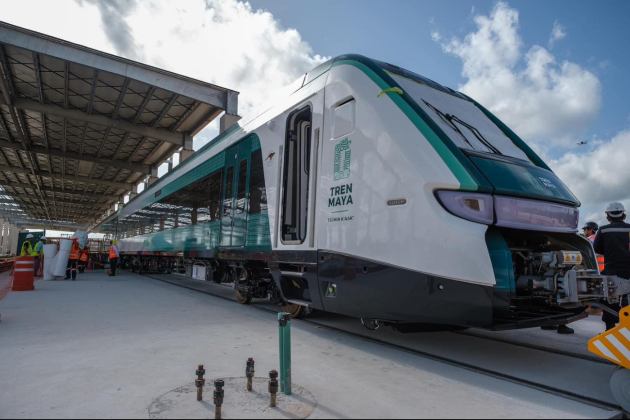 Obras del Tren Maya en Tulum