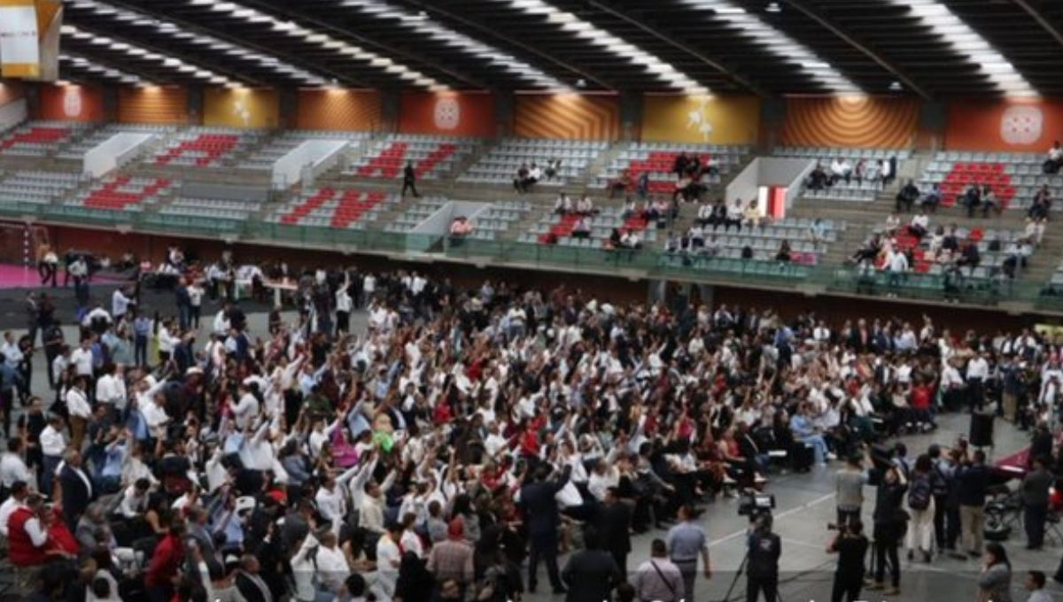 Diputados aprobaron la Reforma al Poder Judicial en la Sala de Armas del Deportivo Magdalena Mixhuca