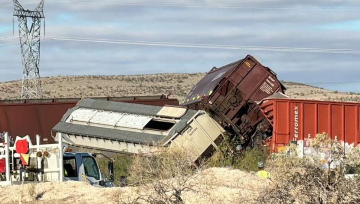 Descarrilamiento de tren en Chihuahua: un niño muerto y cuatro heridos