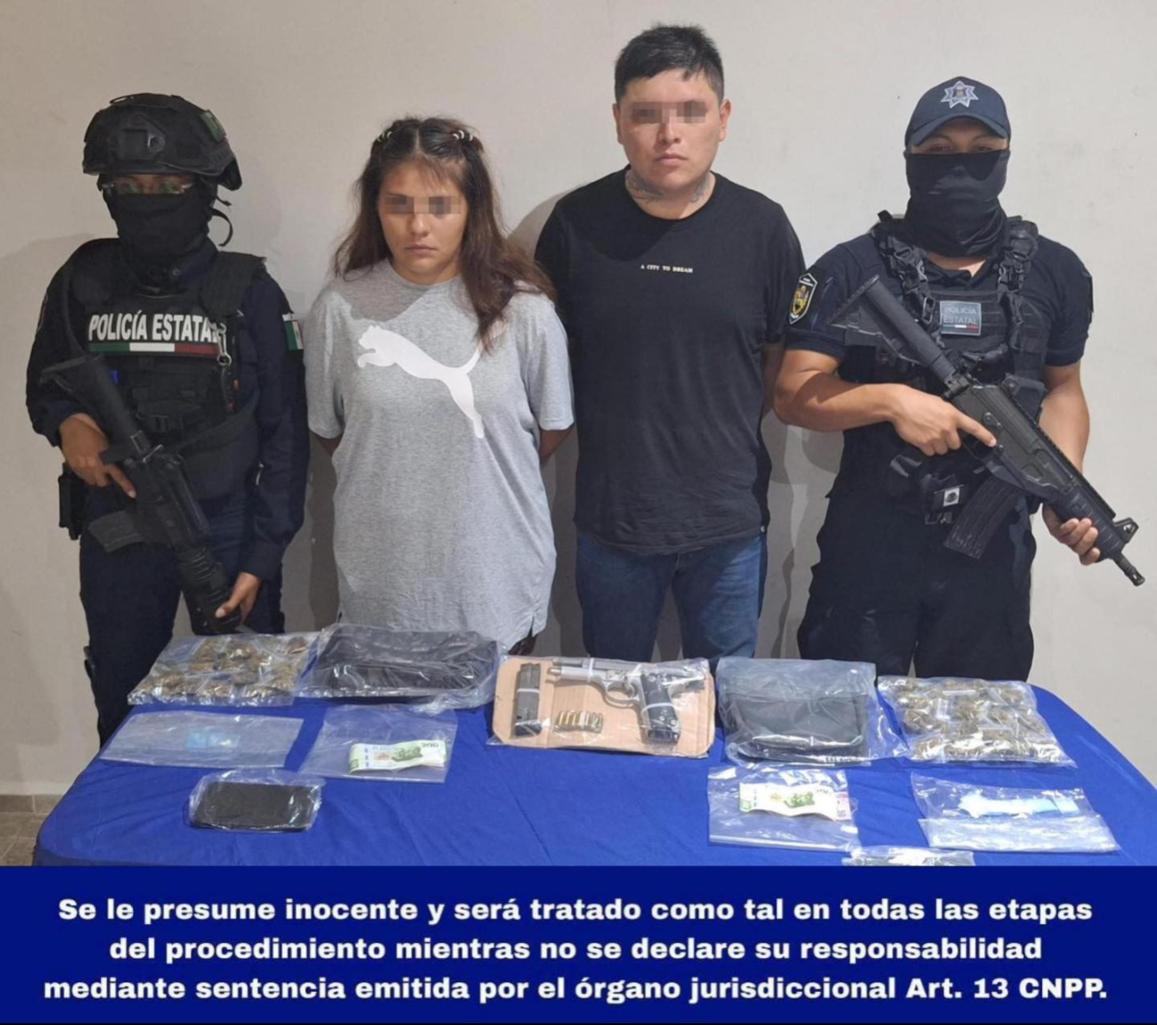 Los detenidos contaban con marihuana, cocaína y crack