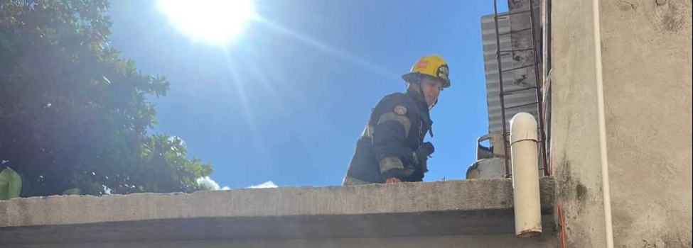 Al lugar arribaron elementos de bomberos