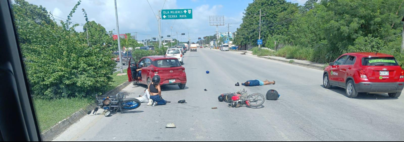 Los lesionados fueron auxiliados por personal de emergencias