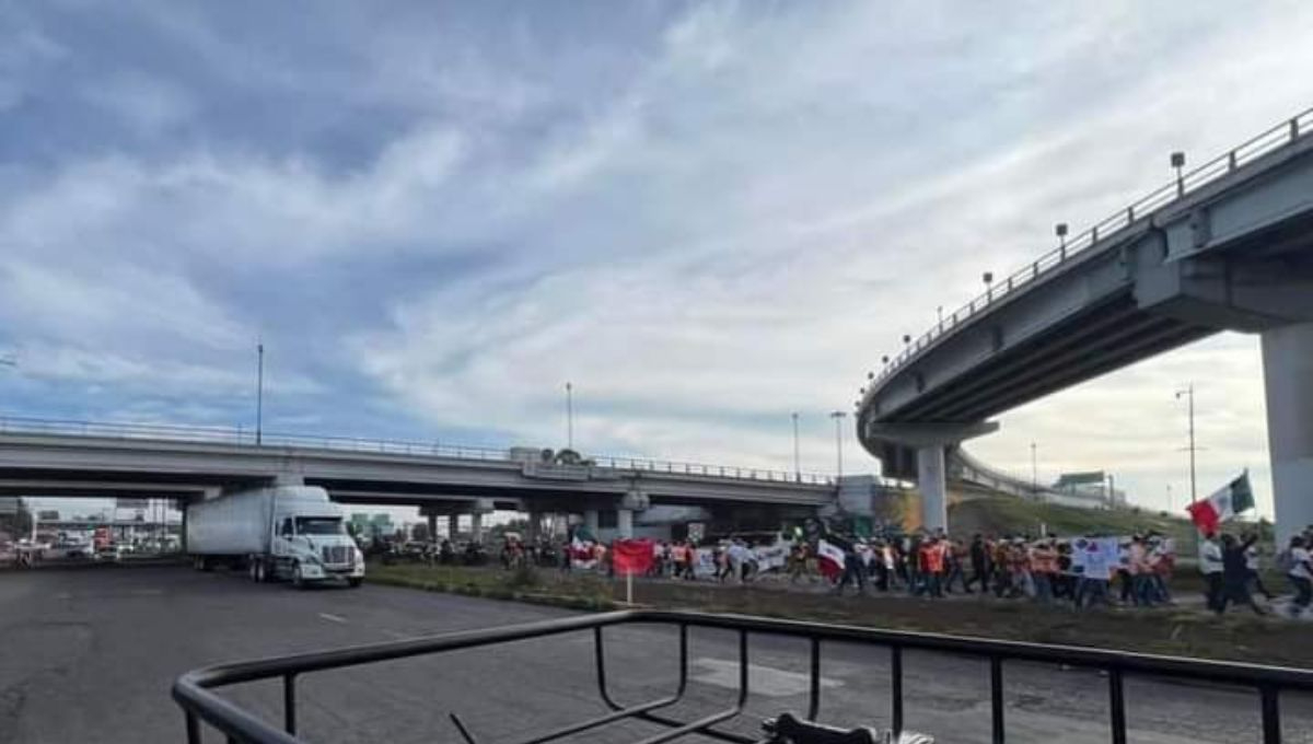 Manifestantes en contra de la reforma judicial, colapsaron las autopistas México-Querétaro y México-Toluca