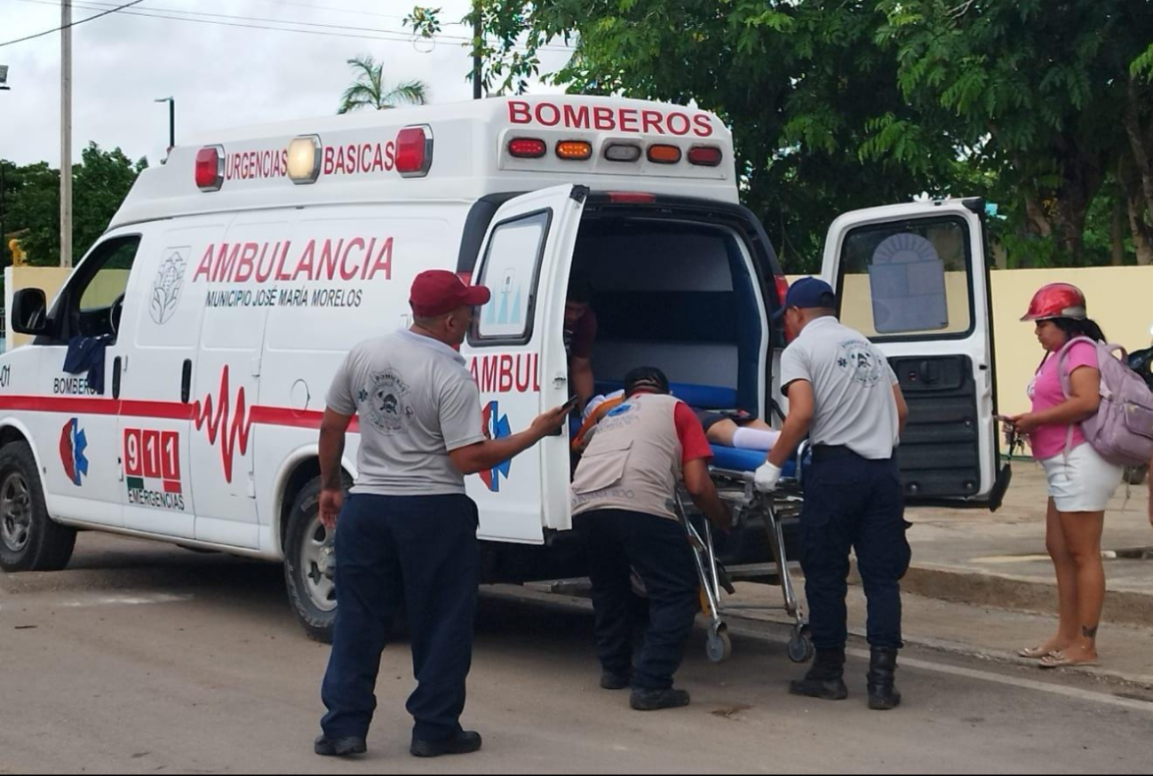 Estudiante de Bachilleres sufre convulsiones y se desmaya en José María Morelos