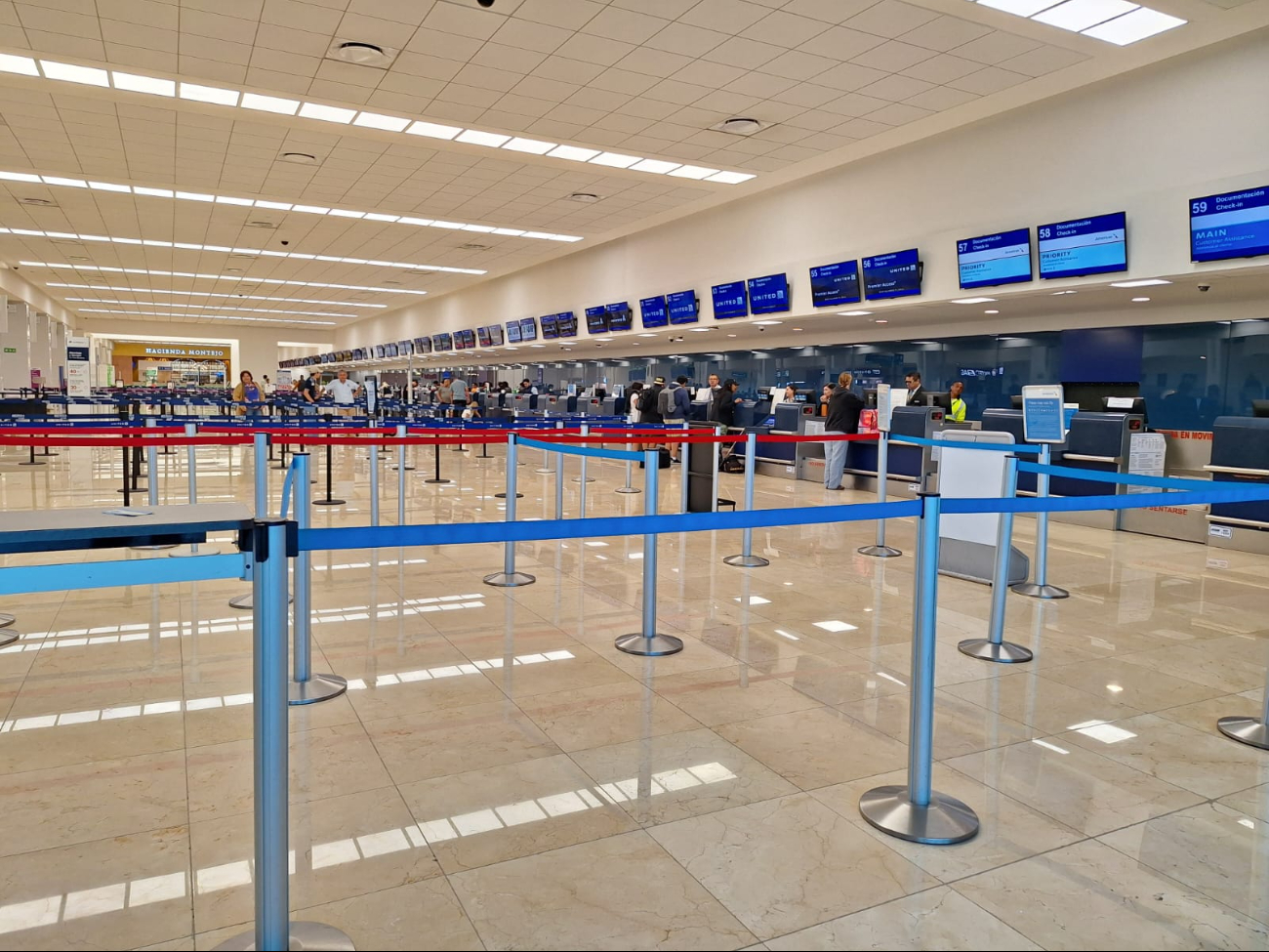 Solamente un vuelo fue el más afectado por más de una hora