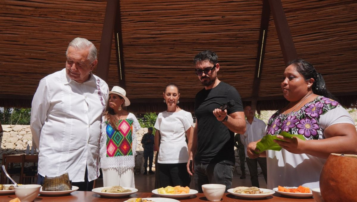 AMLO en la inauguración del Parque del Jaguar en Tulum, Quintana Roo