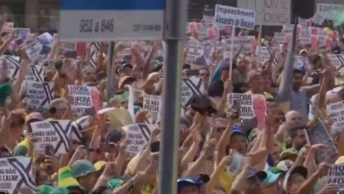 Protestas en Brasil por el bloqueo de X: Bolsonaro y la derecha desafían al Supremo