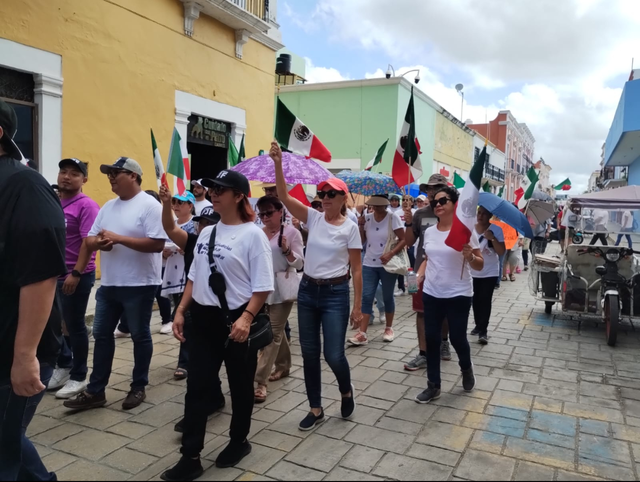 Caminaron por calles del Centro Histórico