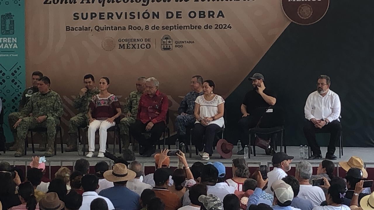 Se cierran actividades en Quintana Roo con la inauguración de la zona arqueológica