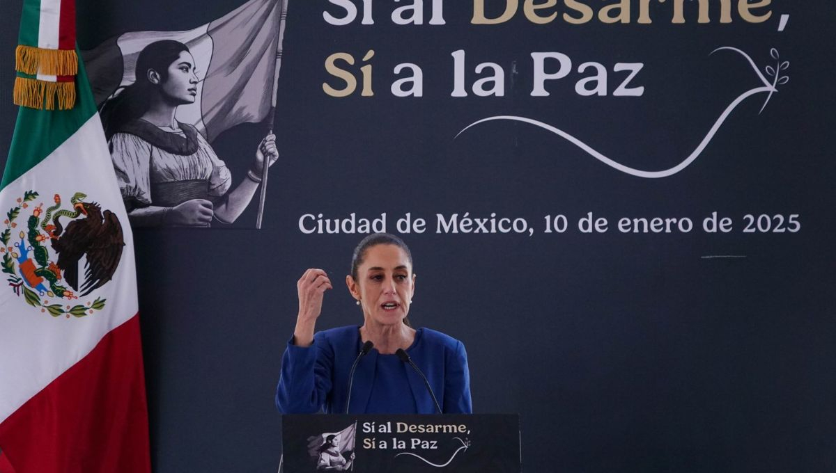 Presidenta Claudia Sheinbaum presenta el programa “Sí al Desarme, Sí a la Paz” en la Basílica de Guadalupe