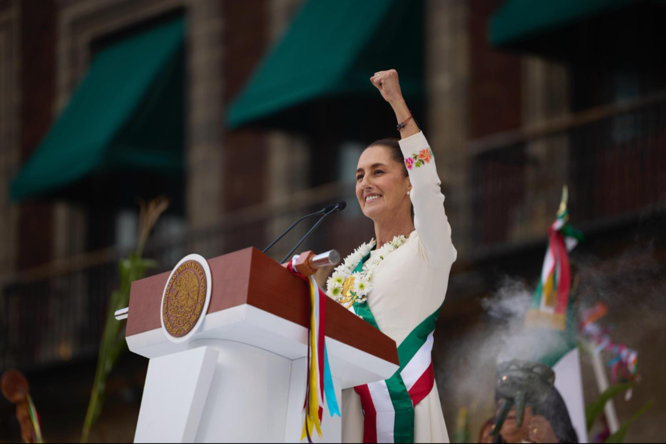 Claudia Sheinbaum Pardo, presidenta de México cumple 100 días de gobierno.