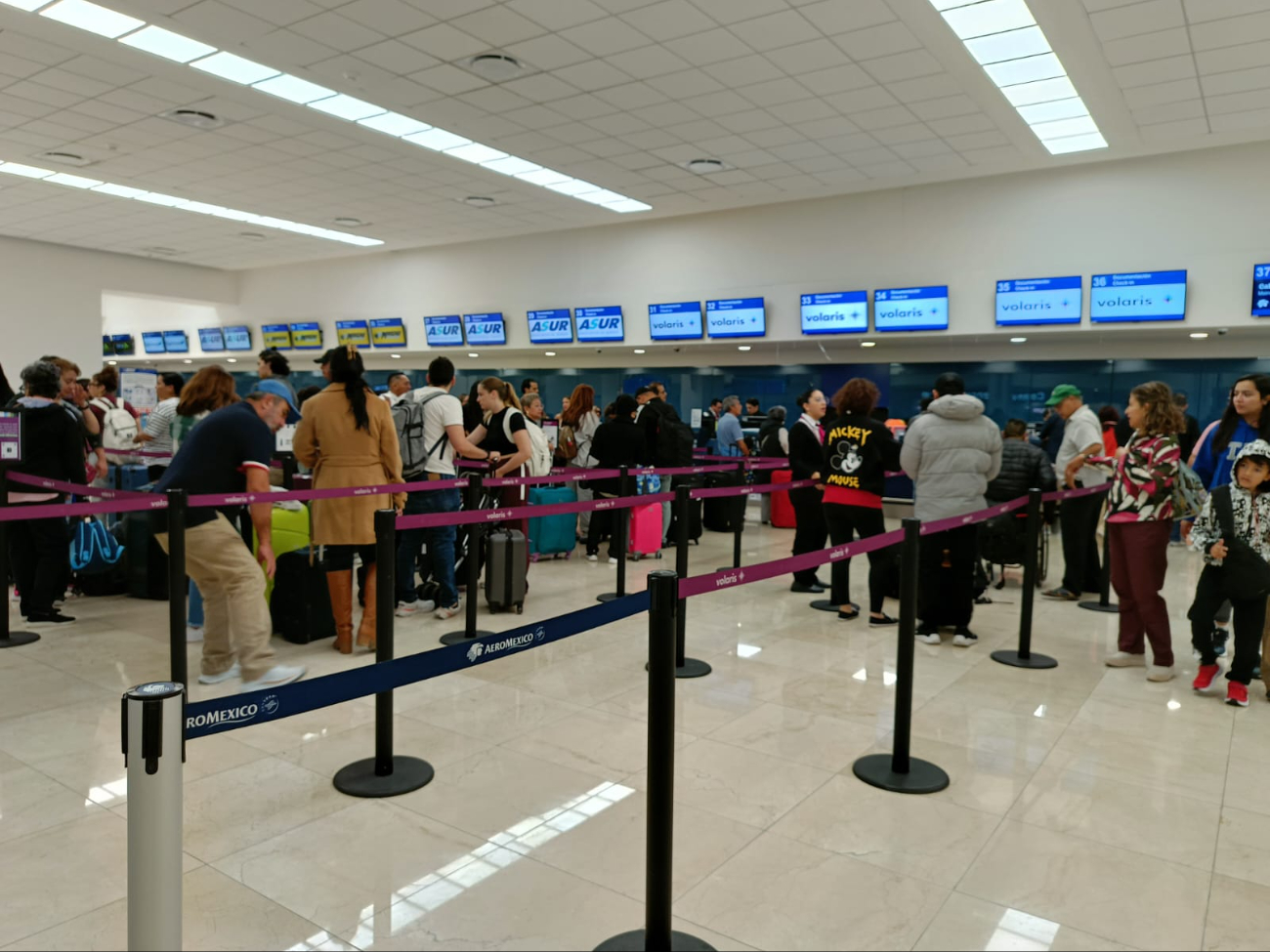 Aeropuerto de Mérida: Vuelo de United a Houston sufre retraso de cuatro horas 