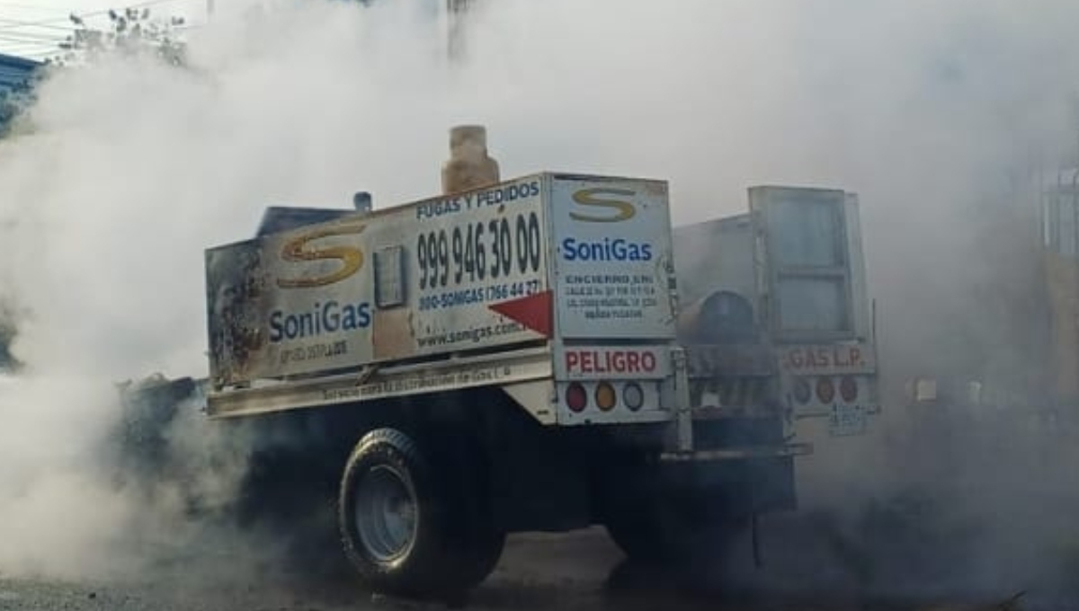 No se registraron personas heridas en el incendio de la camioneta