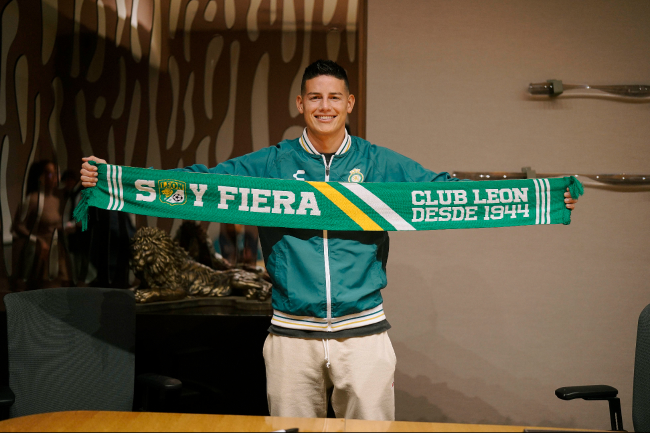 OFICIAL: James es nuevo jugador de La Fiera de León para el Clausura 2025 de la Liga MX.