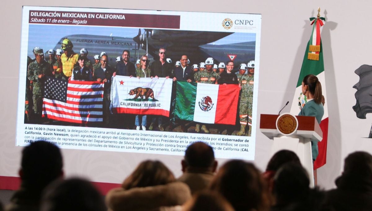 Brigada mexicana ya labora en el combate a incendios forestales en Los Ángeles