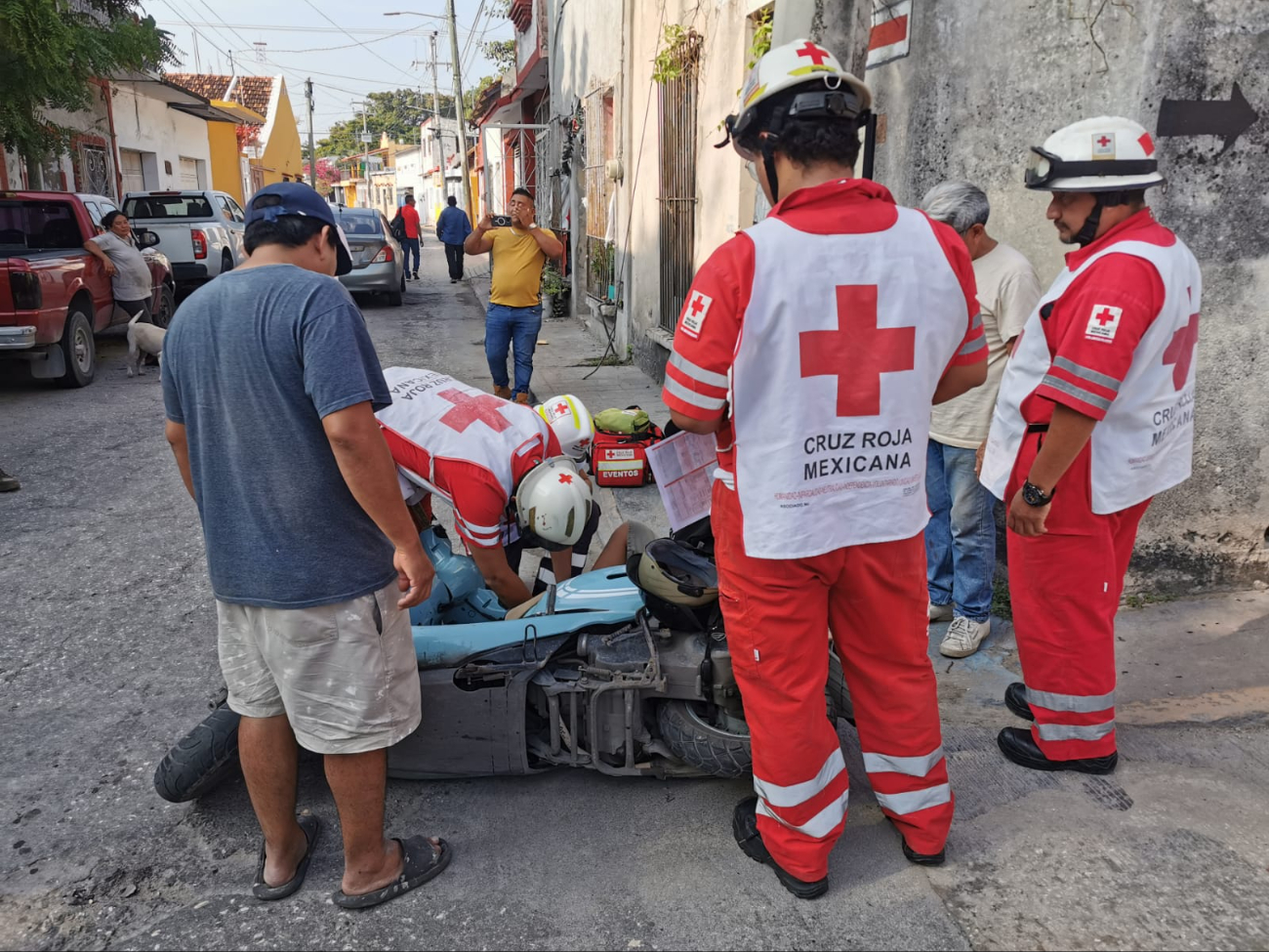 Las lesiones eran menores y no requirieron traslado a un hospital