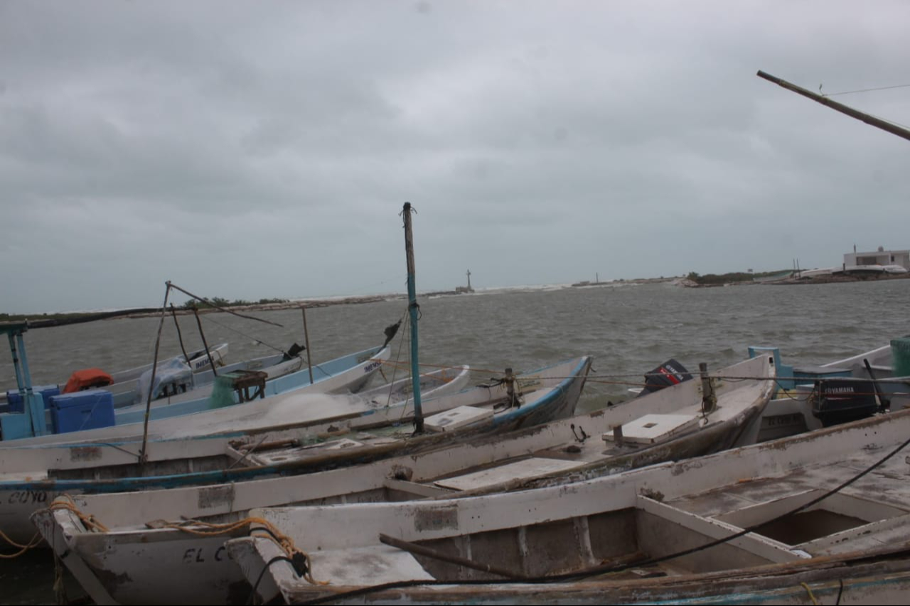 La entrada de nuevo Norte prolonga la inactividad pesquera en los puertos de Yucatán