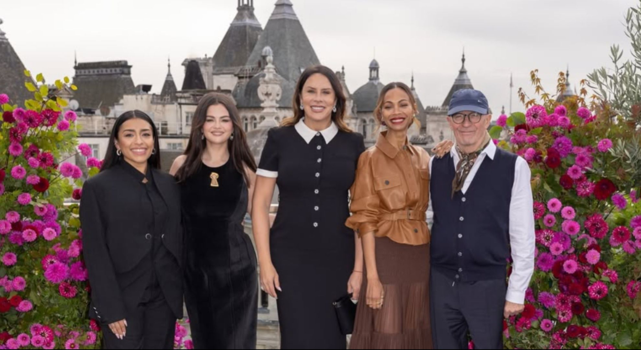 Jacques Audiard y el elenco de ‘Emilia Pérez’