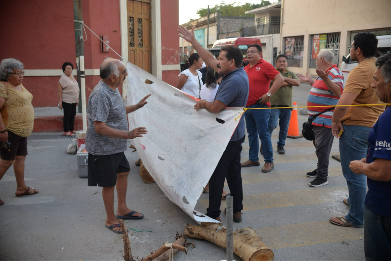 Comerciantes de la zona indican que las pérdidas económicas oscilan entre el 40% y el 70%