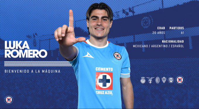 Cruz Azul tiene a Luka de manera oficial para el CL2025