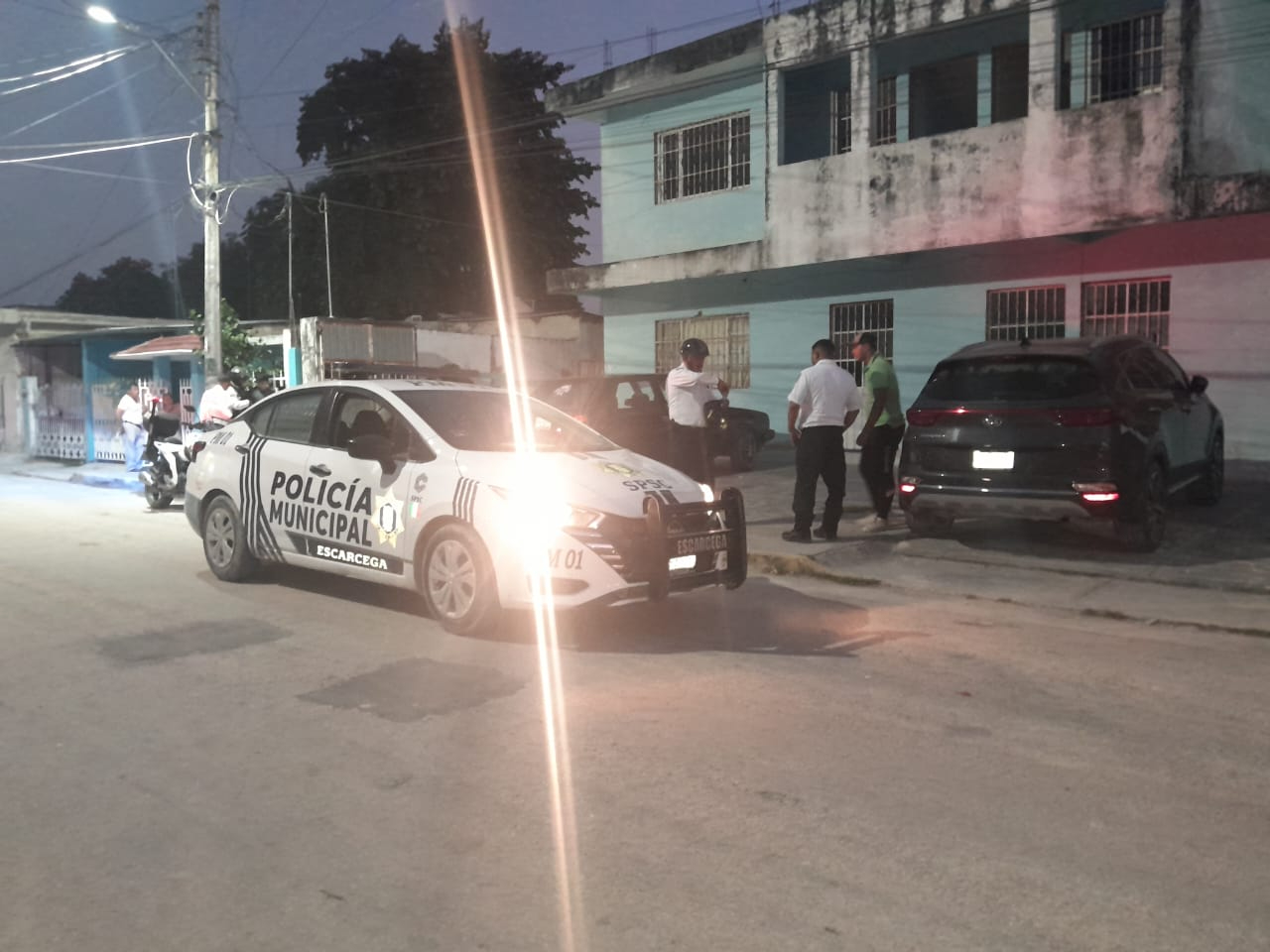 SPSC asegura momentáneamente a dos hombres en la colonia Centro por presunto consumo de marihuana