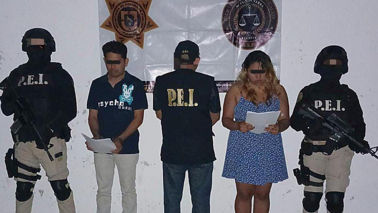 Agentes de la Policía Estatal de Investigación de la SSP, en coordinación con la FGE, detuvieron a una pareja acusada de cometer violencia y abusos contra dos menores