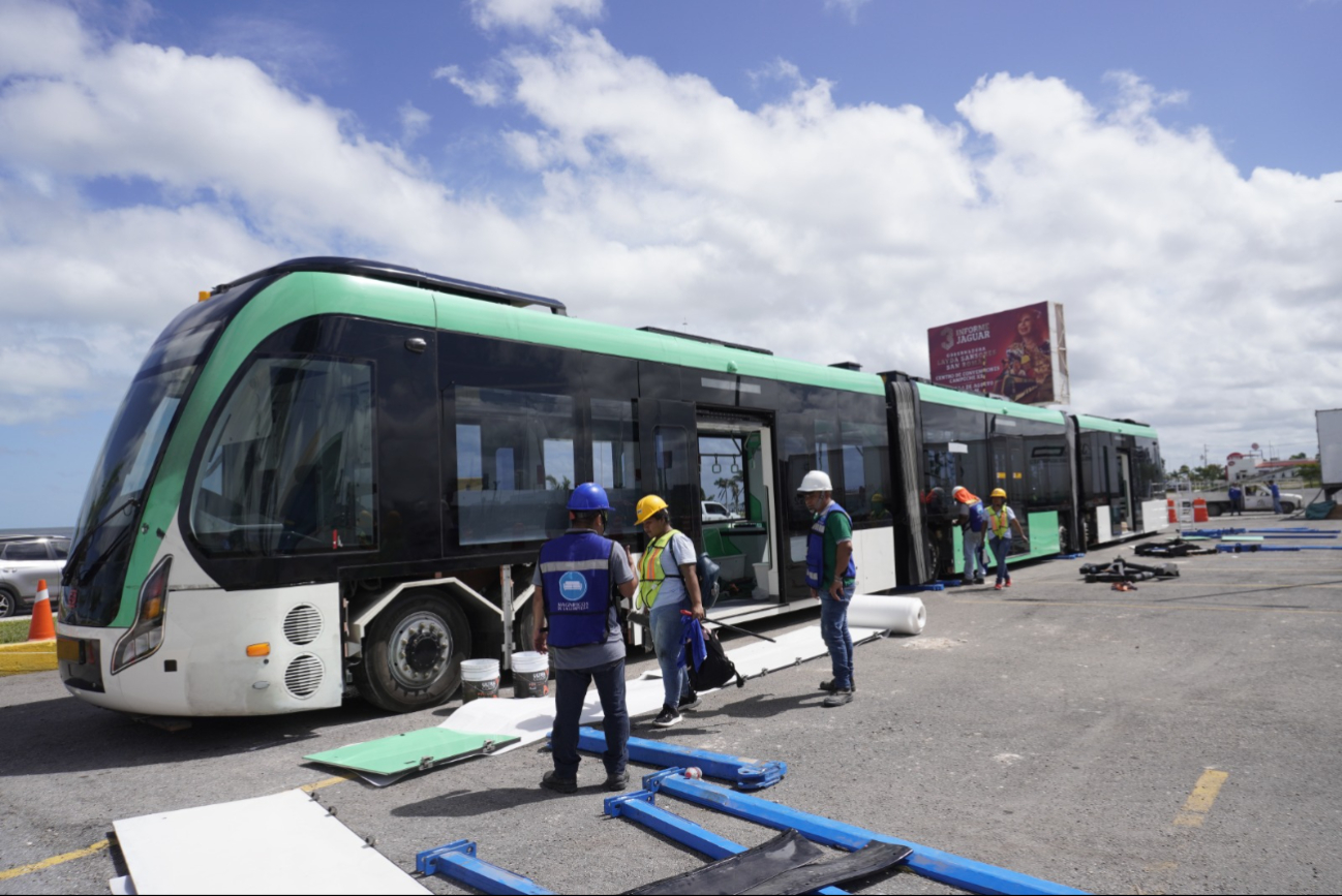 Con 58.34% de avance, el Tren Ligero en  Campeche iniciará  operaciones el 30 de abril de 2025