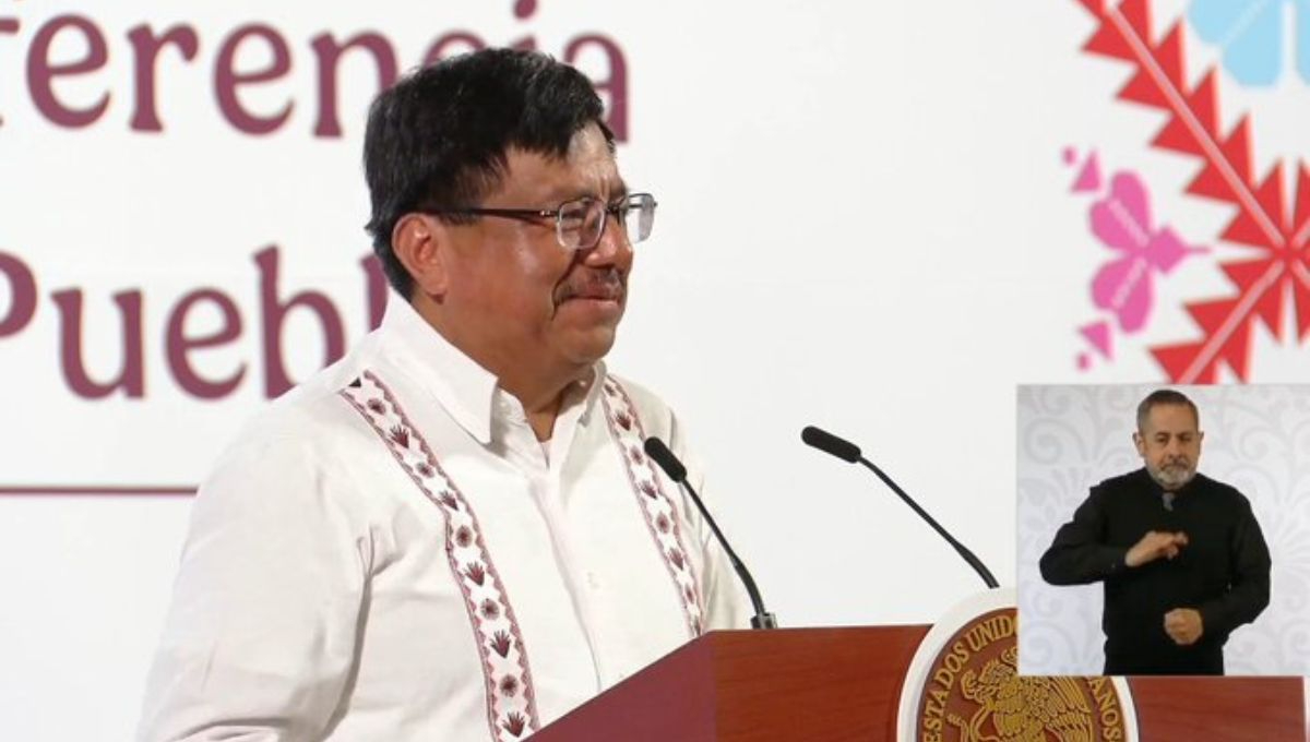 Adelfo Regino Montes, titular del Instituto Nacional de Pueblos Indígenas