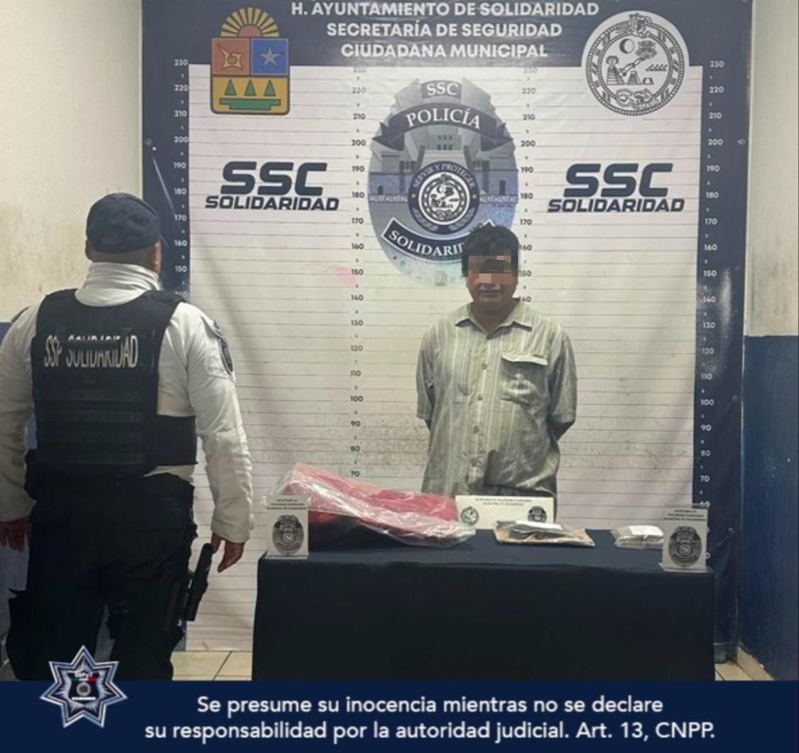 Además del arma se encontró un cargador y 44 cartuchos