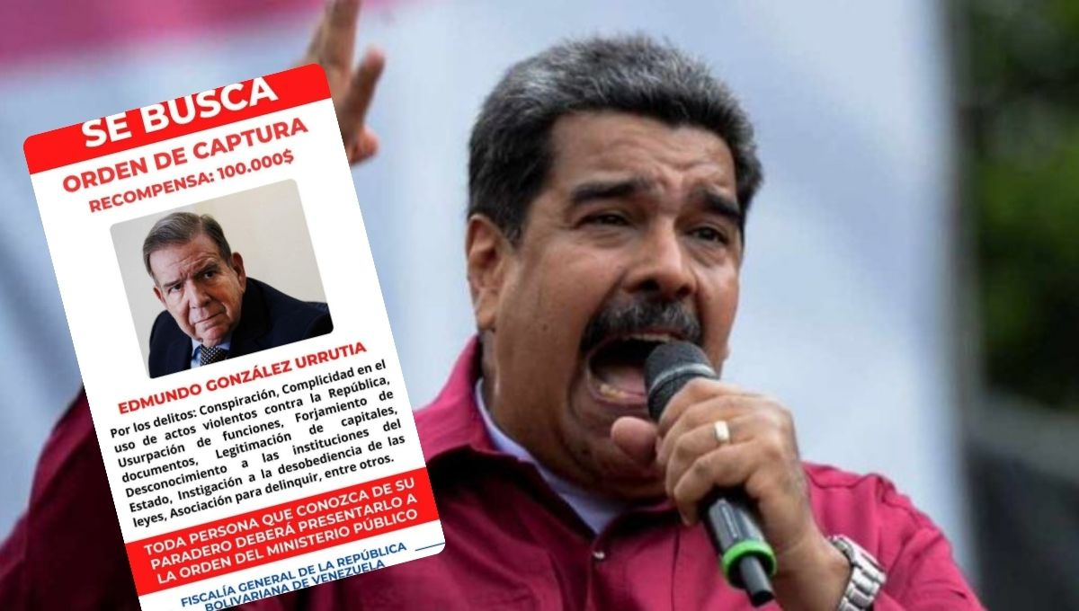 Maduro ofrece recompensa de 100 mil dólares para detener a su opositor exiliado Edmundo González