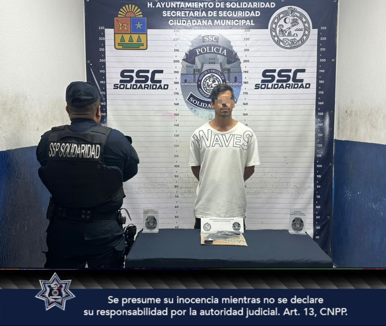 Detenido por lesiones en Playa del Carmen