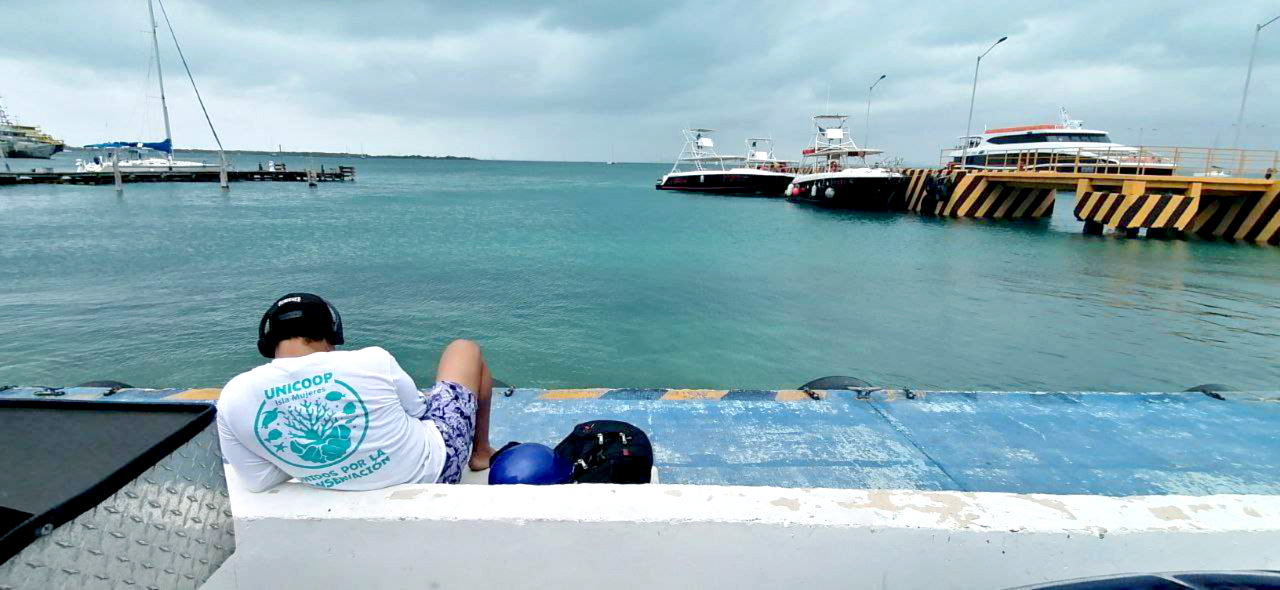 En Isla Mujeres, cerca de cuatro embarcaciones salieron al mar.