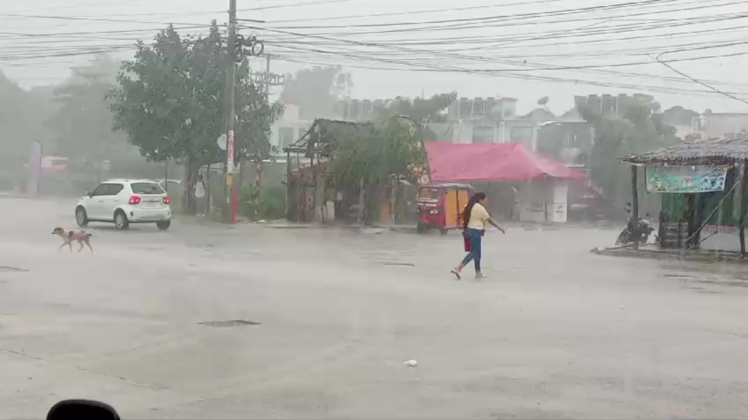 Intensas lluvias azotan el lado norte del municipio