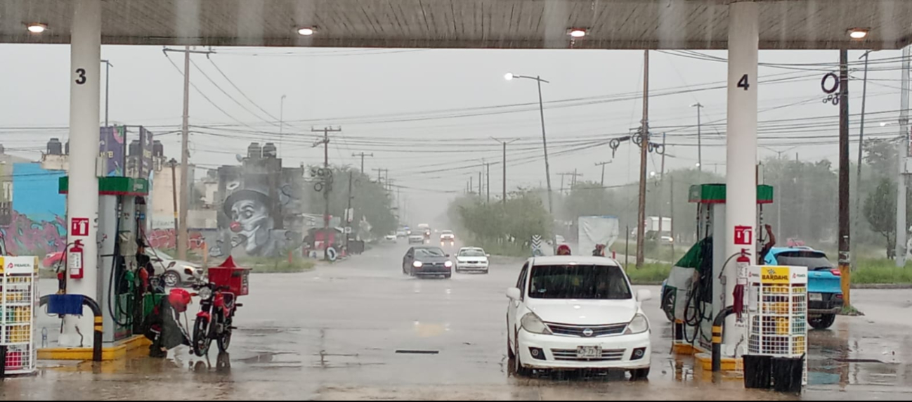 Intensas lluvias azotan el lado norte del municipio