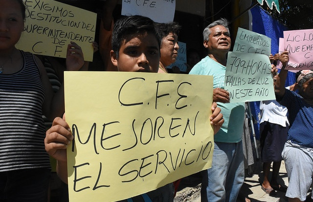 Ciudad del Carmen convoca a una marcha en contra de las altas tarifas de la CFE