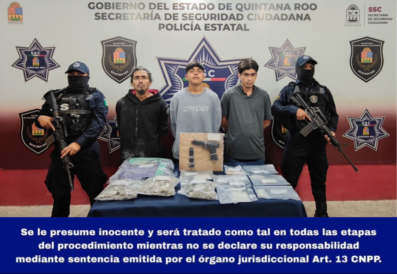 Detienen a narcomenudistas tras una persecusión en Chetumal.