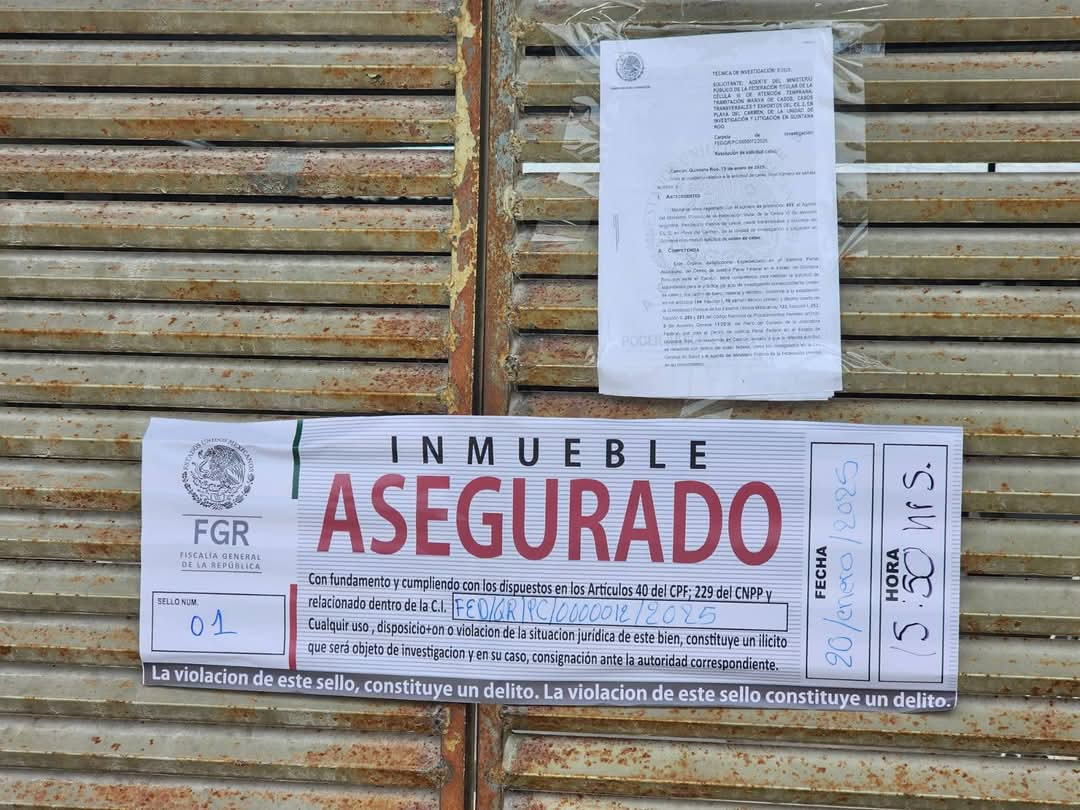 El lugar fue asegurado, mientras que los objetos encontrados fueron resguardados y los detenidos llevados a la FGR