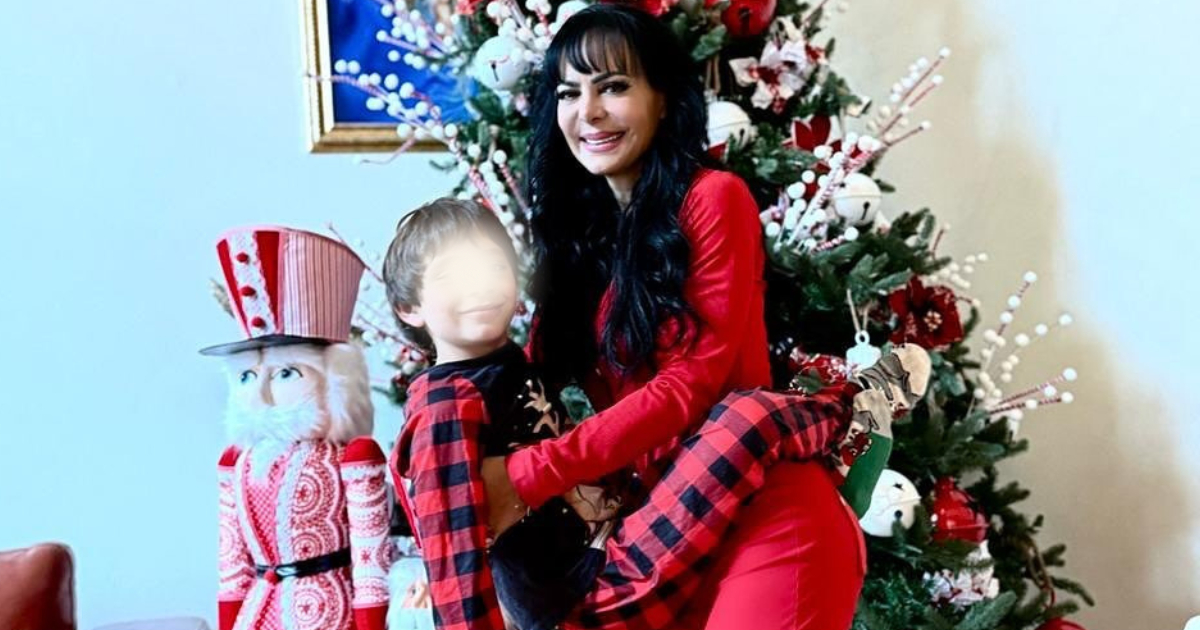 Maribel Guardia y su nieto