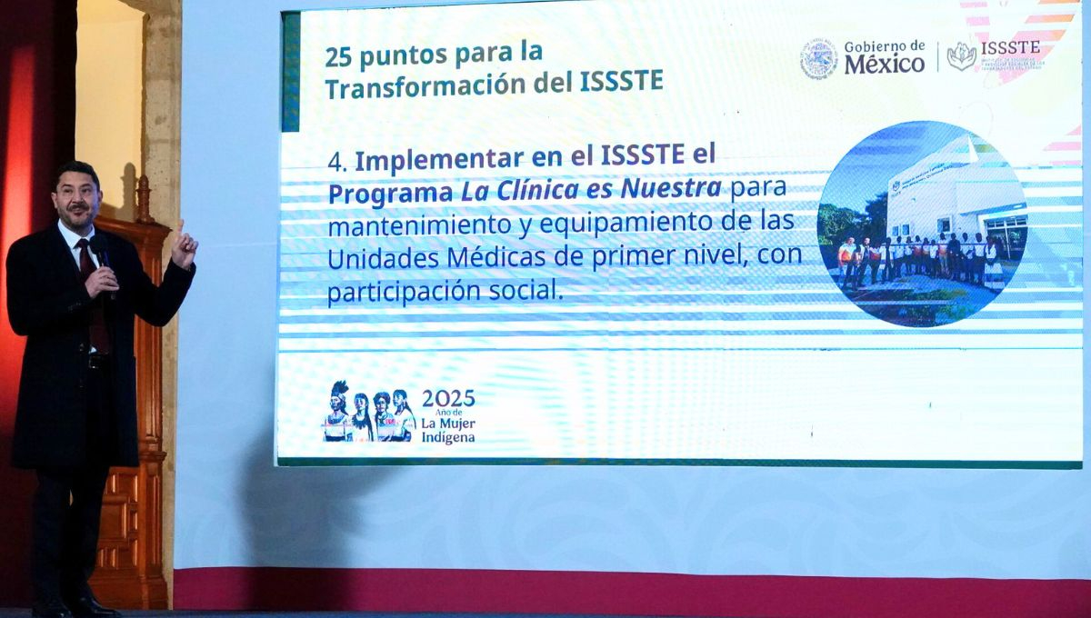 Martí Batres Guadarrama, director del ISSSTE, detalló la implementación del programa 'La clínica es nuestra'