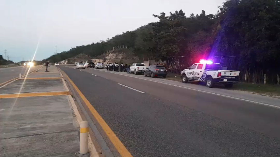 El predio ubicado en el terreno su destruido por maquinaria