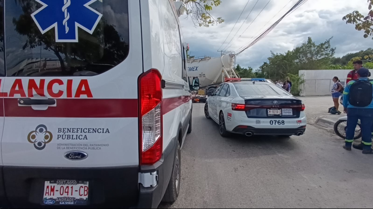 La moto quedó destruida, pero no hubo heridos de consideración