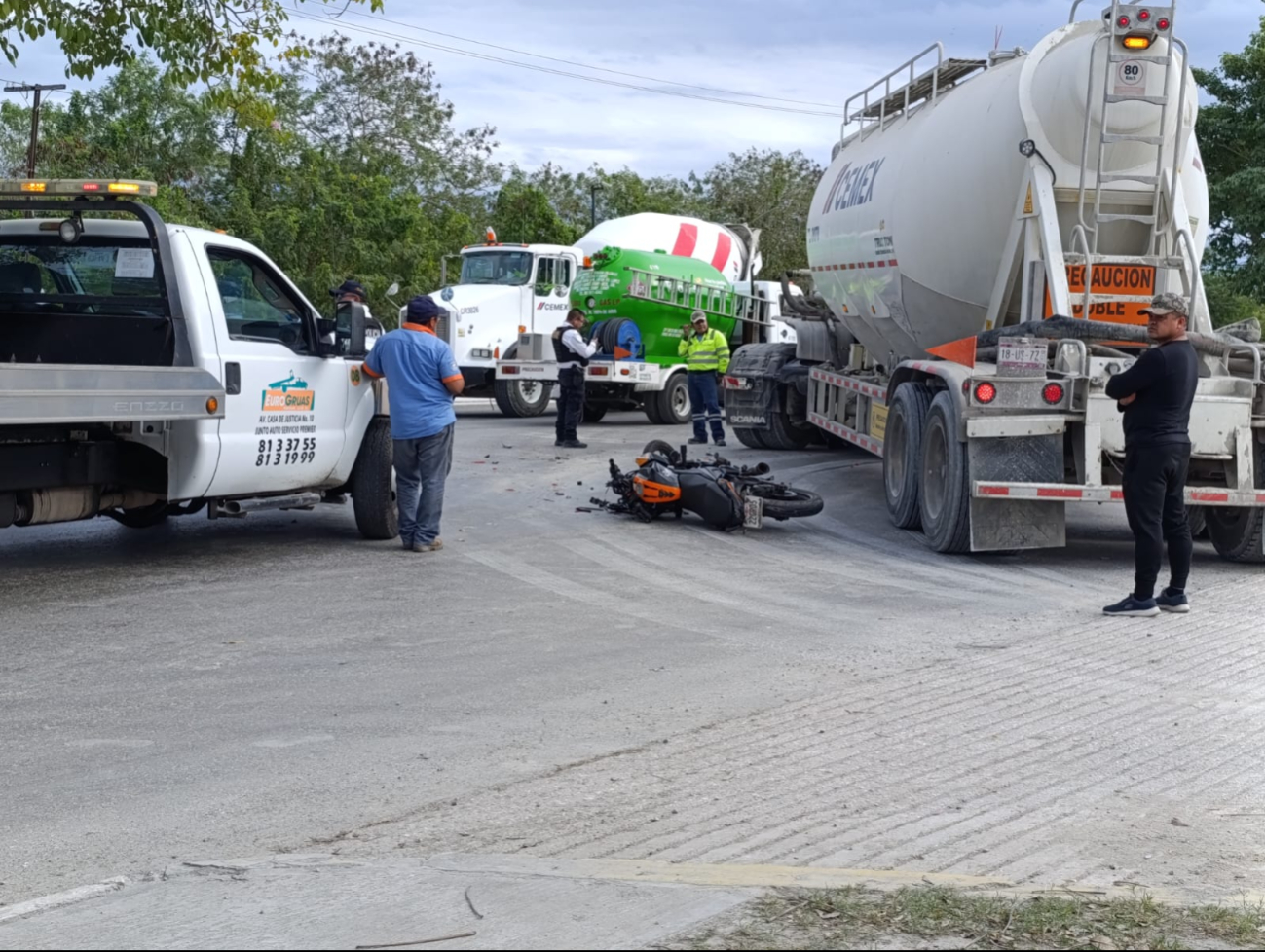 Un imprudente chofer causó un accidente vial en la avenida Nacozari