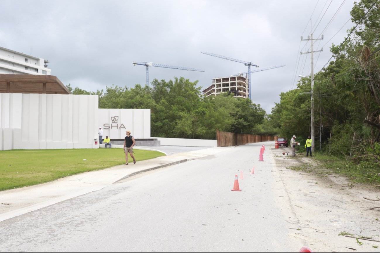 En esta zona se llevan a cabo varios desarrollos y ampliaciones de recintos hoteleros