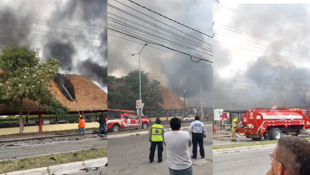 Incendio del refugio pesquero