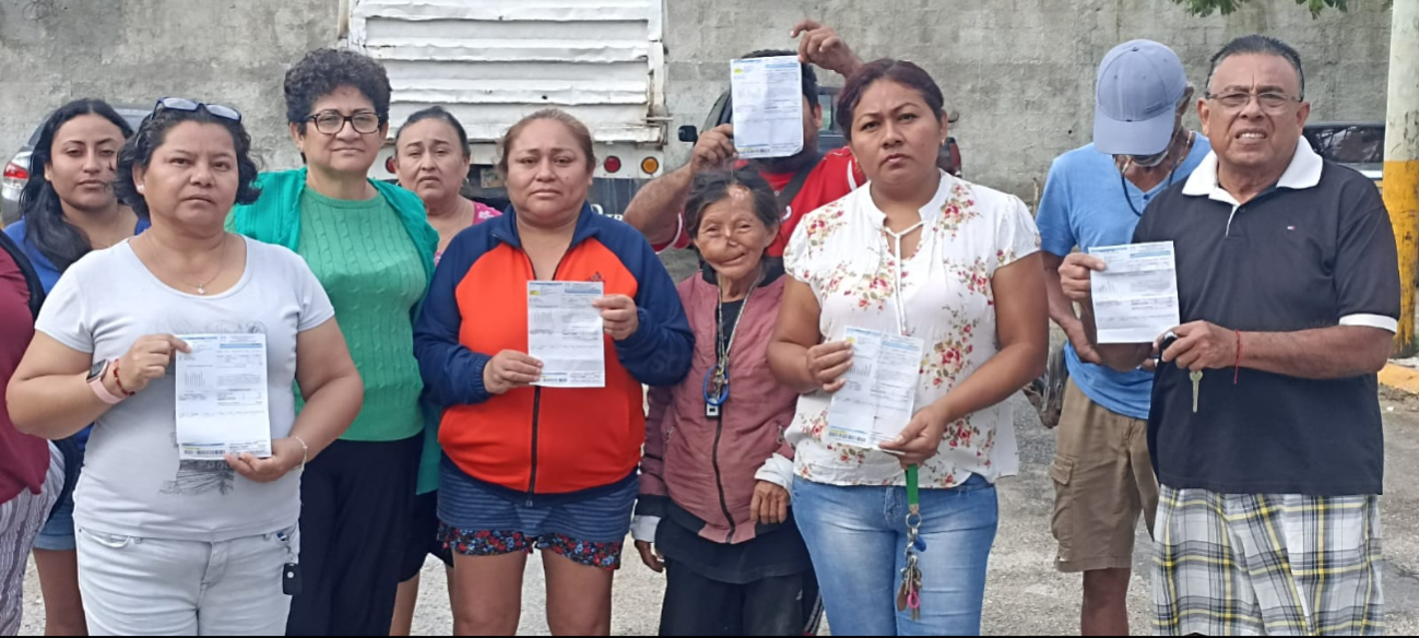 Los recibos de luz llegan puntualmente aunque carecen de agua desde hace meses