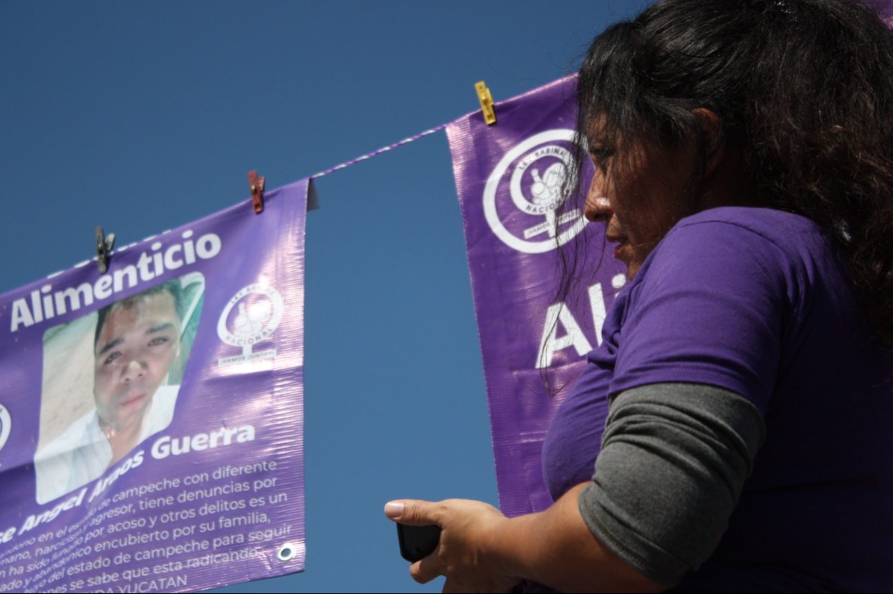 En el tendedero se expusieron a padres que han incumplido con la pensión por incluso cinco años